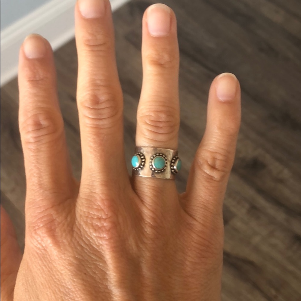 Silver and Turquoise Ring